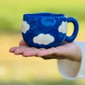 Cloud Shaped Ceramic Coffee Mug