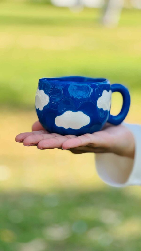Cloud Shaped Ceramic Coffee Mug