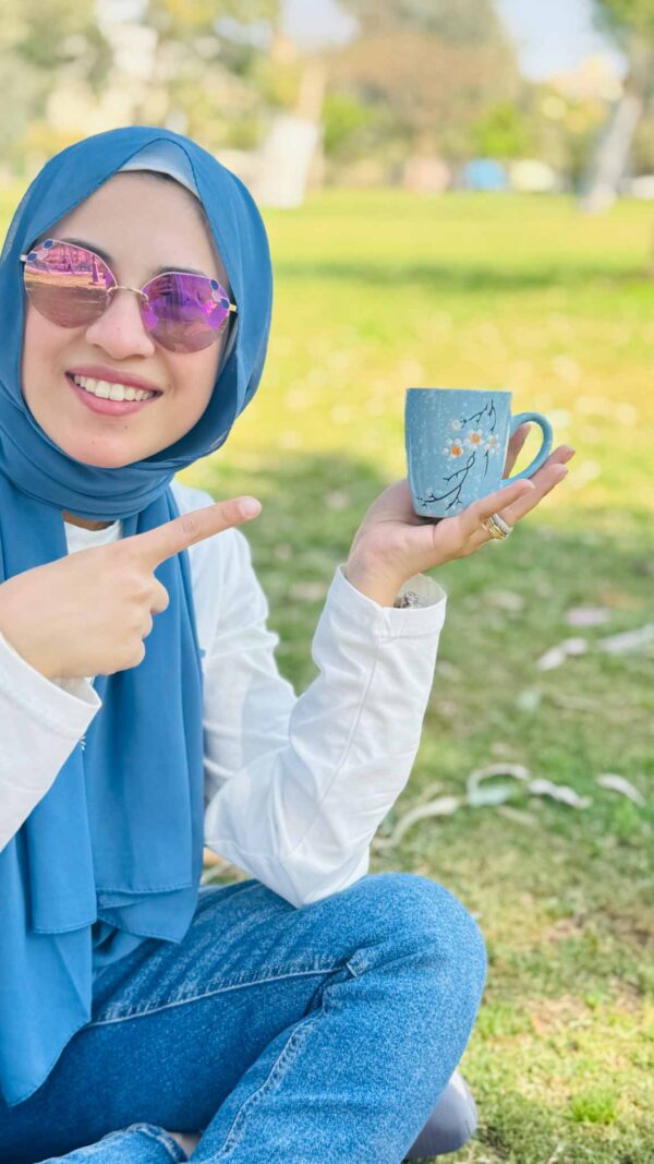 Ceramic Mug Floral Design - Image 2