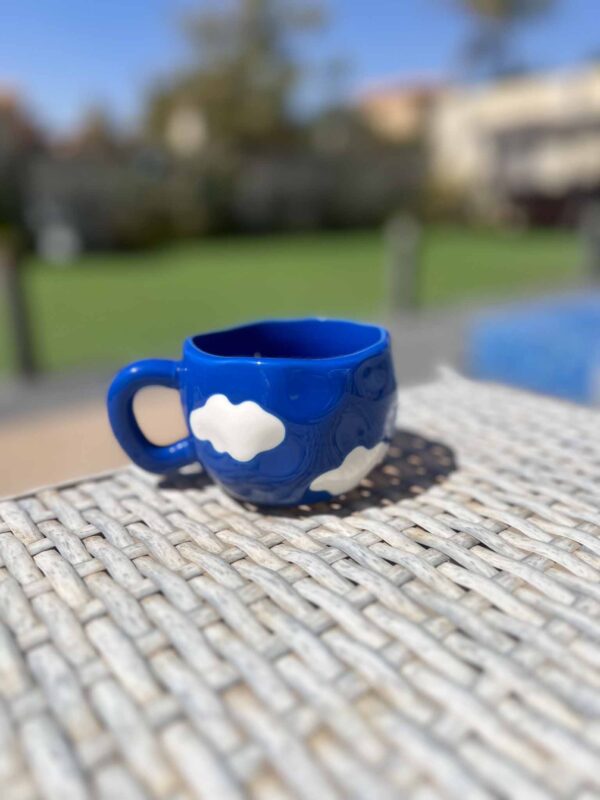 Cloud Shaped Ceramic Coffee Mug - Image 2