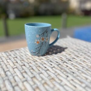 Ceramic Mug Floral Design