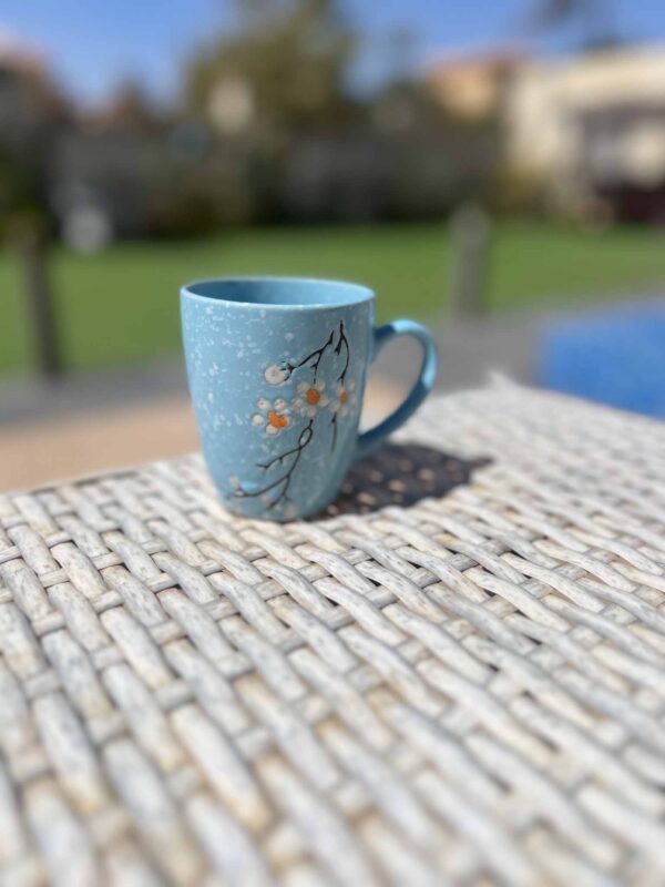 Ceramic Mug Floral Design