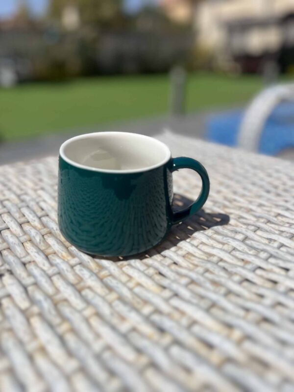 3D Coffee Mug with Cute Animal Inside Cup, Cartoon Ceramics-Dark Green - Image 2