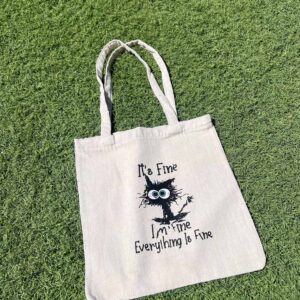 i'm fine Tote Bag