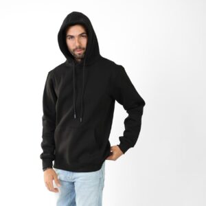 ‏ Black Plain Hoodie