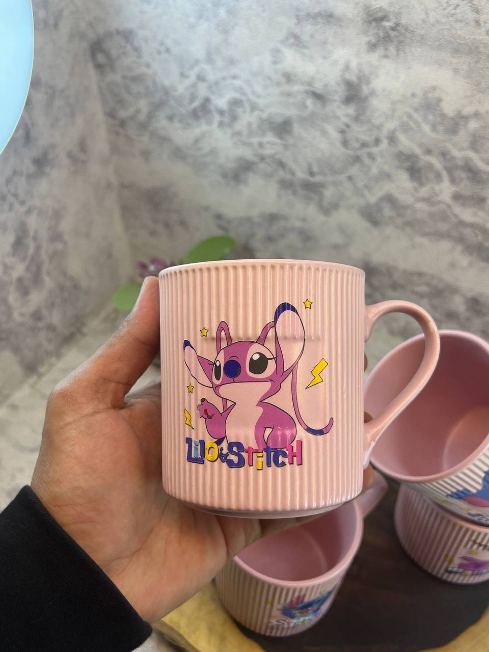 Set of Pink Stitch Mug - Image 5